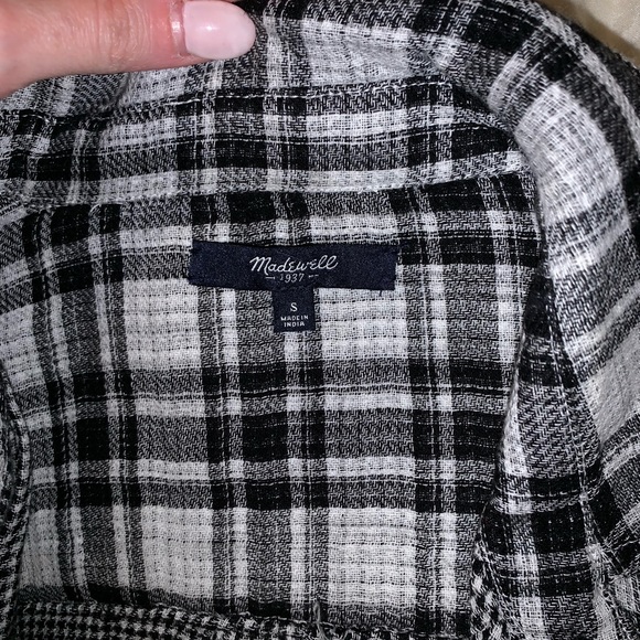 Madewell Ex Boyfriend Kemp Plaid Button Down - Picture 6 of 8